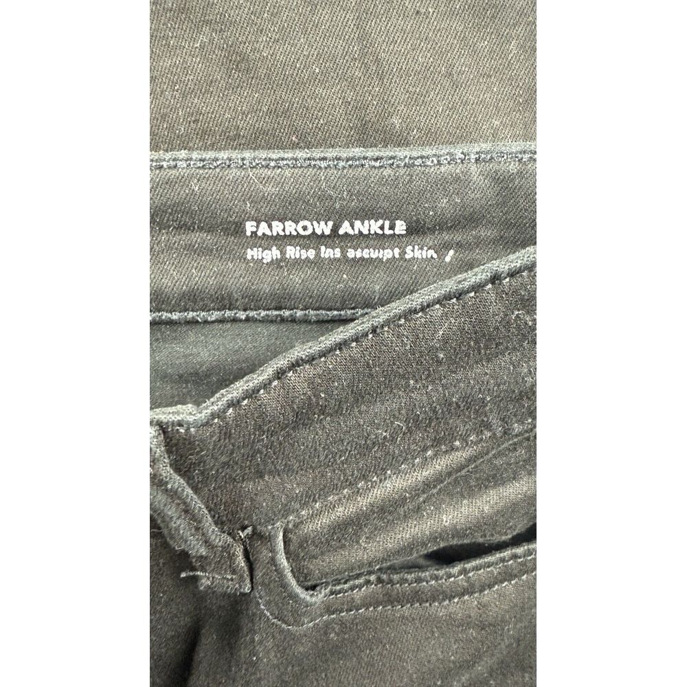 DL1961 Women's Black FARROW SKINNY Hi-Rise Instasculpt Ankle Jean Sz 26 - Picture 6 of 9
